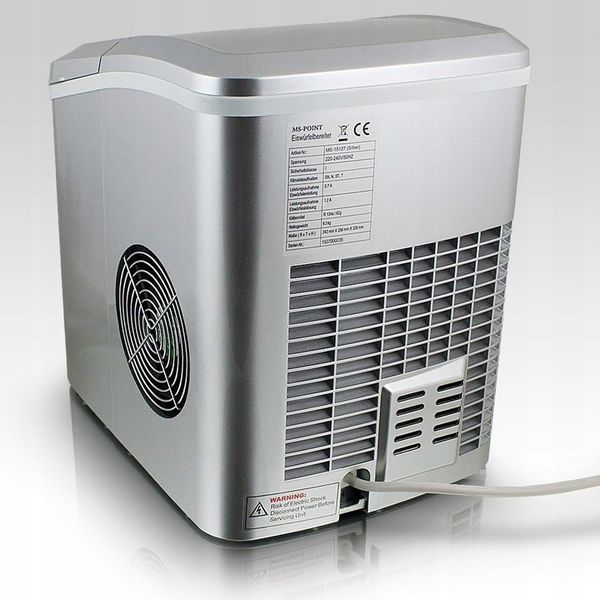 Kostkarka do Lodu Prezent Świąteczny Maszyna do Kostek Lodu 15kg/24h EKO zdjęcie 13