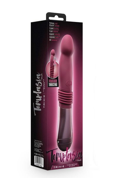 Temptasia Trixie Thrusting Dildo Wine zdjęcie 1