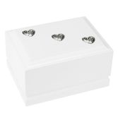 Urna pogrzebowa na prochy dziecka, biała szkatułka