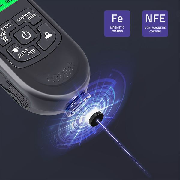 Qoltec Miernik grubości lakieru z wyświetlaczem LCD 0 ~ 2000um zdjęcie 3