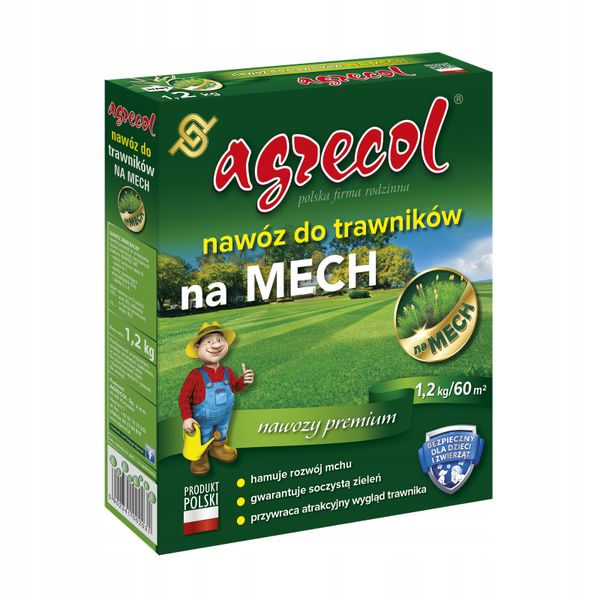 Nawóz na mech do trawników 1,2kg zdjęcie 1