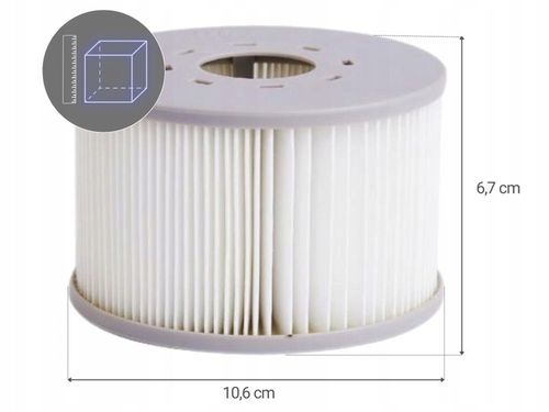 Filtr Do Pompy Spa LF90 Wkład Wymienny MSpa - 2 sztuki - MODEL 2025 na Arena.pl