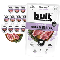 BULT mokra karma dla psa Jagnięcina saszetka 12x500g