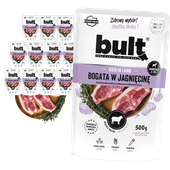BULT mokra karma dla psa Jagnięcina saszetka 12x500g