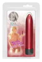 mandy mystery baby vibe mini wibrator czerwony metaliczny 13cm