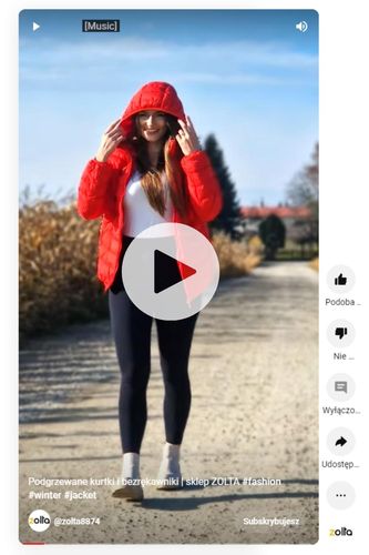 Kurtka podgrzewana granatowa rozmiar XXL na Arena.pl