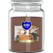 Świeca zapachowa BISPOL Aura snd99-346 (Pierniczki) ~100h