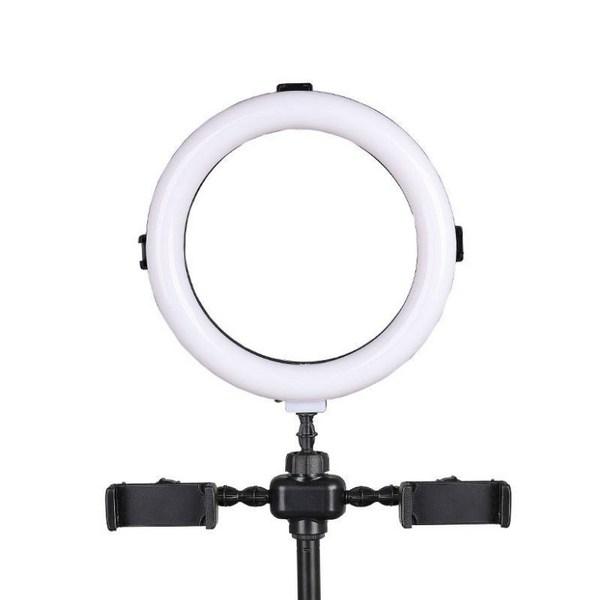 Statyw na mikrofon smartfon lampa LED Ring do telefonu Kaline R-123 zdjęcie 4