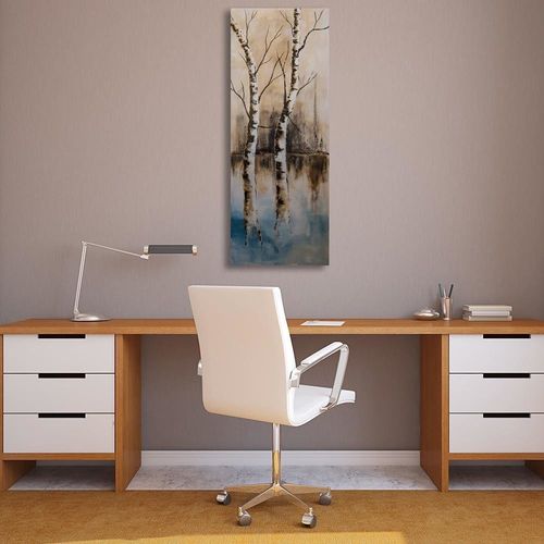 Obraz na płótnie - Canvas, Malowane brzozy 40x60 na Arena.pl