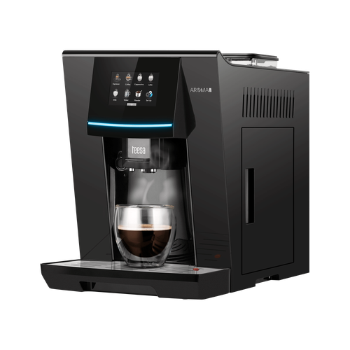 Automatyczny EKSPRES do kawy z MŁYNKIEM i spieniaczem do mleka 19 bar Teesa na Arena.pl