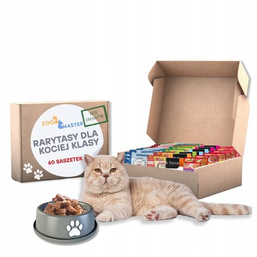 Karma mokra dla kota Saszetka Mix Smaków RARYTASY DLA KOCIEJ KLASY 60 na Arena.pl