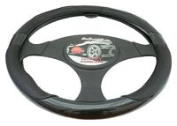 POKROWIEC NA KIEROWNICĘ - LUXURY - CARBON