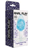 korek analny toyjoy crystal large silikonowy 10,5 cm
