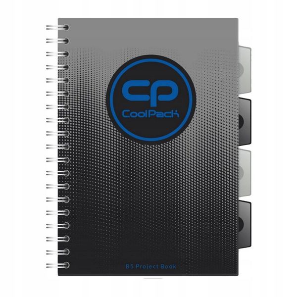 KOŁOZESZYT B5 200 STRON GRADIENT GREY COOLPACK zdjęcie 1