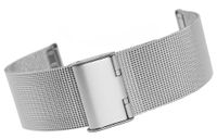 bransoleta siatka srebrna 22 mm 301s22