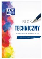 BLOK TECHNICZNY A3/10K 250G BIAŁY (10SZT) OXFORD