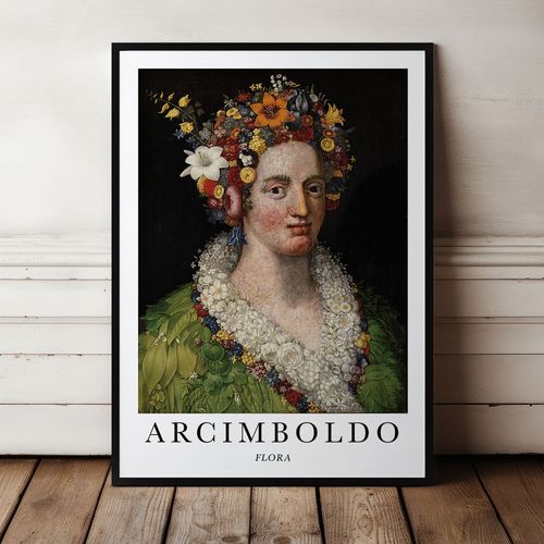 Plakat arcimboldo plakaty obrazy w ramie 61x91 cm w czarnej ramie na Arena.pl