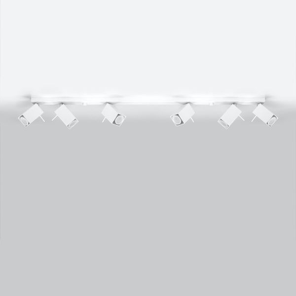 Plafon MERIDA 6L biały zdjęcie 2