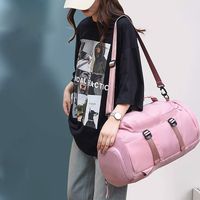 torba sportowa plecak z przegrodą na buty roż