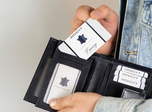 skórzany portfel męski w stylu retro - rovicky na Arena.pl