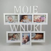 Multirama  Moje Wnuki  ramka na zdjęcia z napisem 6 zdjęć dzień Babci
