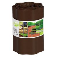 obrzeże trawnikowe faliste 25cm x 9m brązowe gf