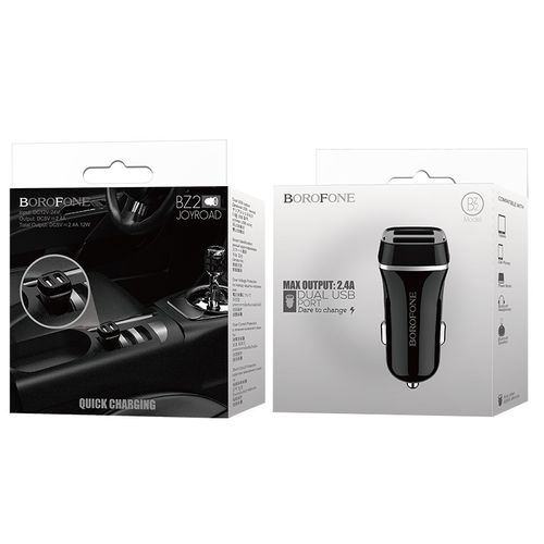ładowarka samochodowa 2x USB, czarny #1 na Arena.pl
