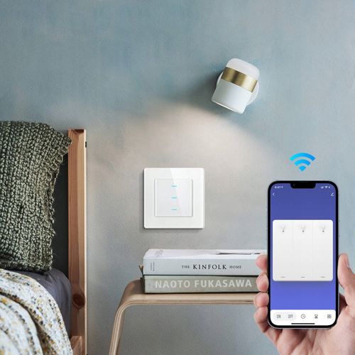 Przełącznik Włącznik 3 obwód ZigBee TUYA Przycisk PSMART Biały Szkło na Arena.pl