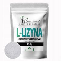 Lizyna HCL 250g Monohlorowodorek lizyny CZYSTA W PROSZKU ODPORNOŚĆ vege
