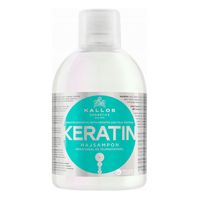 Kallos KJMN odbudowujący szampon do włosów z keratyną i proteinami mlecznymi, 1000 ml