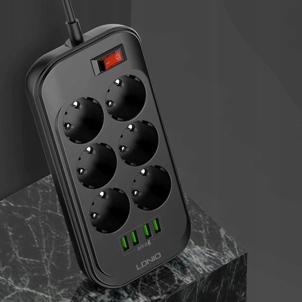 LISTWA ZASILAJĄCA PRZEDŁUŻACZ USB ANTYPRZEPIĘCIOWA zdjęcie 5