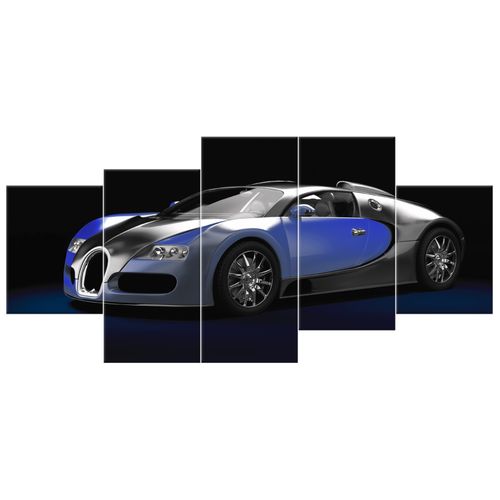 Obraz Drukowany 150X70 Błękitne Bugatti Veyron na Arena.pl