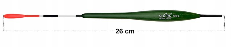 Spławik Przelotowy z BALSY SHARK Perfekt Hunter 6 g / 26 cm zdjęcie 2