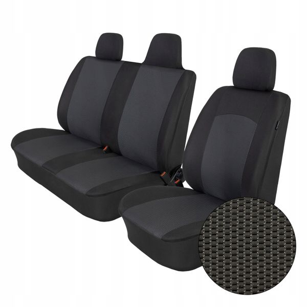 Pokrowce samochodowe BUS VAN 2+1 do NISSAN INTERSTAR PRIMASTAR zdjęcie 1