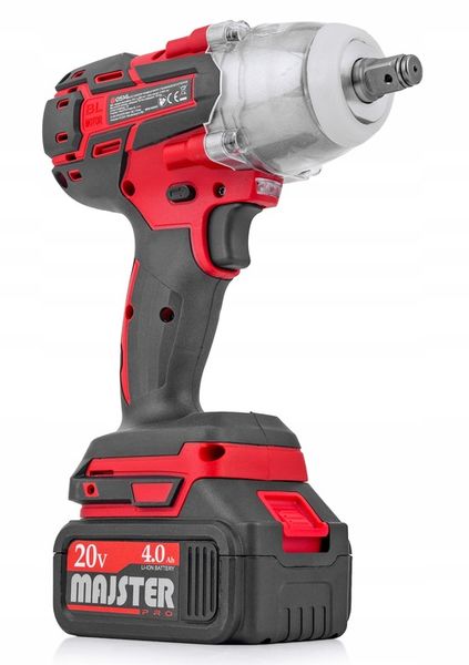 KLUCZ UDAROWY Akumulatorowy BEZSZCZOTKOWY do KÓŁ 20V 1/2' 2xAKU 4AH WALIZKA zdjęcie 4