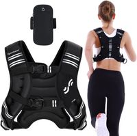 KAMIZELKA TRENINGOWA 6,8KG OBCIĄŻENIOWA TRENING BIEGANIE FITNESS SIŁOWNIA