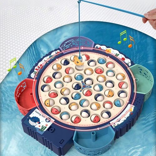 GRA ZRĘCZNOSCIOWA ŁOWIENIE RYBEK NA MAGNES KOTEK WĘDKI PUZZLE DLA DZIECI na Arena.pl