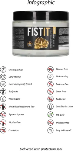 pharmquests fist it water-based 500ml - żel nawilżający do masażu ciała na Arena.pl