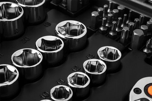 NEO ZESTAW KLUCZE NASADOWE 1/2" 1/4" 73el CRV BITY TORX NASADKI 10-054 na Arena.pl