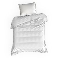 Pościel z satyny bawełnianej NOVA 140X200 70X80X1 biała