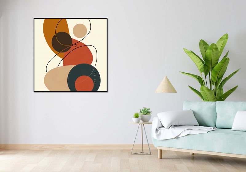 Plakat 100x100cm Geometria Harmonii zdjęcie 4