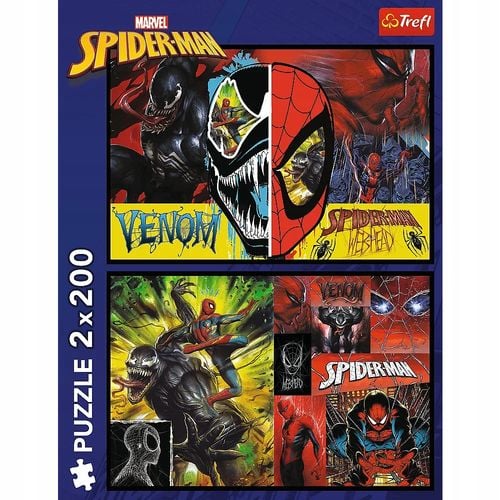 puzzle 2x200 dzień i noc spidermana 13314 na Arena.pl