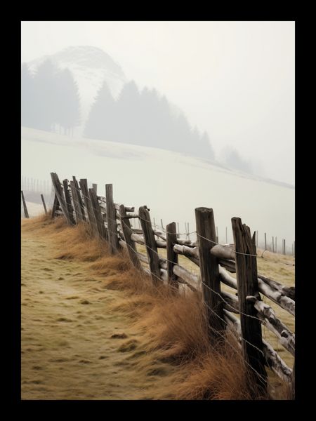 Plakat 13x18cm Spowity Mgłą zdjęcie 2