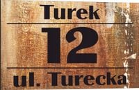 Tabliczka adresowa Numer domu Tablica adres posesji Metal ALUMINIUM 20x15