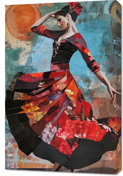 Obraz 60x90cm Taniec Flamenco zdjęcie 1
