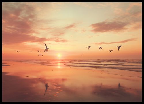 Plakat 70x50cm Spokojna Przystań na Arena.pl