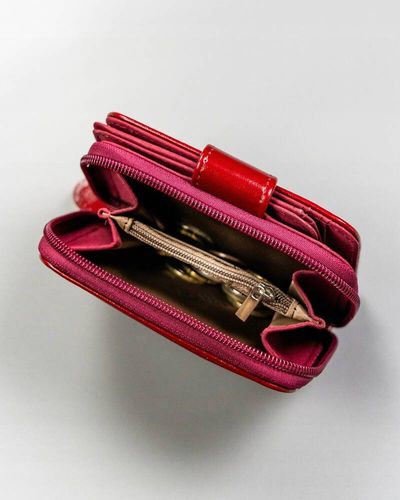 klasyczny, pojemny portfel damski ze skóry ekologicznej - 4u cavaldi na Arena.pl