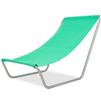 Leżak Plażowy Składany + Torba Zielony