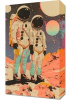 Obraz 30x50cm Astrounauci Kosmonauci