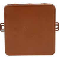 Puszka brązowa nt 100x100x41 IP54 037-02 ViPlast